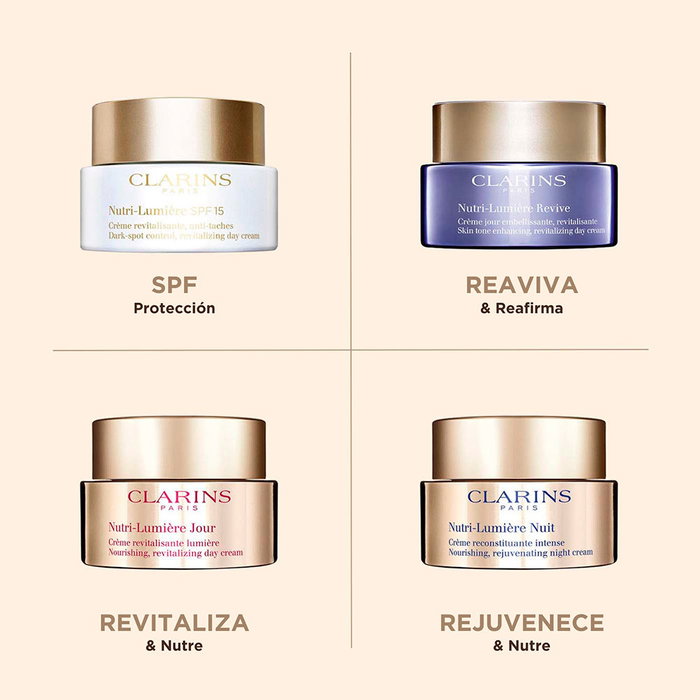 Clarins NUTRI-LUMIÈRE Crema Revitalizante Antimanchas SPF15 50 ml