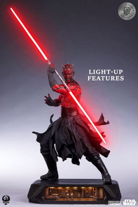Premium Collectibles Studio Star Wars Estatua Epic 1/3 Darth Maul Platinum Exclusive