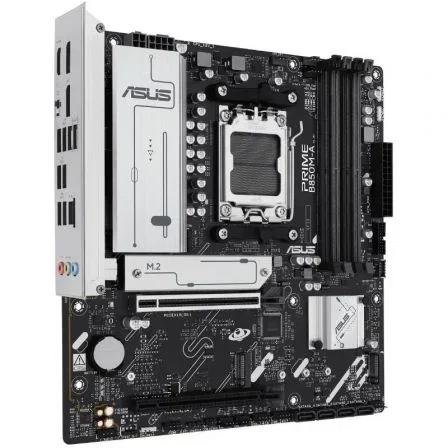 Asus PRIME B850M-A-CSM Placa Base AMD Socket AM5 B850 Micro-ATX para Ryzen 9000/8000/7000, DDR5 hasta 8000+ MHz, PCIe 5.0, 2.5Gb LAN, 3x M.2, WiFi - 90MB1LQ0-M0EAYC