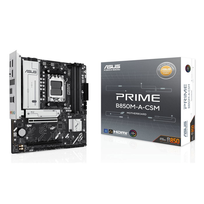 Asus Prime B850M-A-CSM Socket AM5 DDR5 Micro ATX Asus Prime B850M-A-CSM Socket AM5 DDR5 Micro ATX
