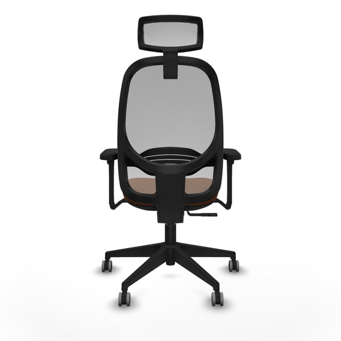 PIQUERAS Y CRESPO Silla de oficina Cilanco con mecanismo Sincro Marrón y Gris PIQUERAS Y CRESPO Silla de oficina Cilanco con mecanismo Sincro Marrón y Gris