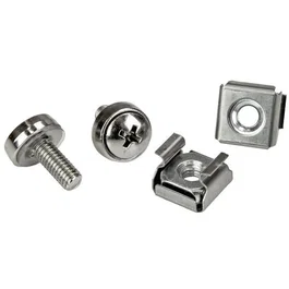 StarTech.com Paquete de 20 Tornillos M5 de 12mm y Tuercas Jaula para Armarios Rack con Herramienta de Instalación