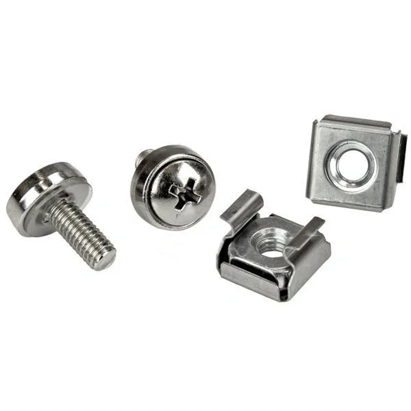 StarTech.com Paquete de 20 Tornillos M5 de 12mm y Tuercas Jaula para Armarios Rack con Herramienta de Instalación StarTech.com Paquete de 20 Tornillos M5 de 12mm y Tuercas Jaula para Armarios Rack con Herramienta de Instalación