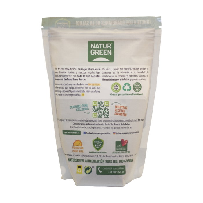 NaturGreen Harina de Algarroba Bio Sin Gluten 500g NaturGreen Harina de Algarroba Bio Sin Gluten 500g