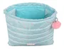 Safta Saco Plano Moos Garden Azul Turquesa