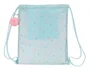 Safta Saco Plano Moos Garden Azul Turquesa