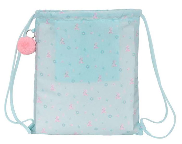 Bolsa Mochila con Cuerdas Moos Garden Turquesa