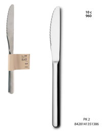 My Bar Set de 2 Cuchillos de Postre RAW