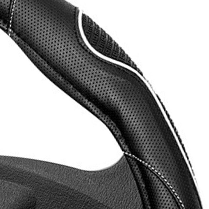 Momo Funda de Volante Supergrip Universal Negro/Blanco 38-39cm