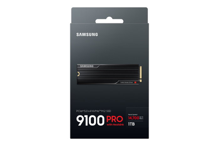 Samsung 9100 PRO Heatsink 1 TB M.2 NVMe PCIe 5.0