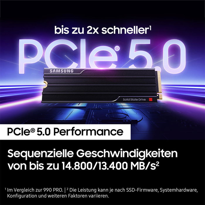 Samsung 9100 PRO Heatsink 1 TB M.2 NVMe PCIe 5.0 Samsung 9100 PRO Heatsink 1 TB M.2 NVMe PCIe 5.0