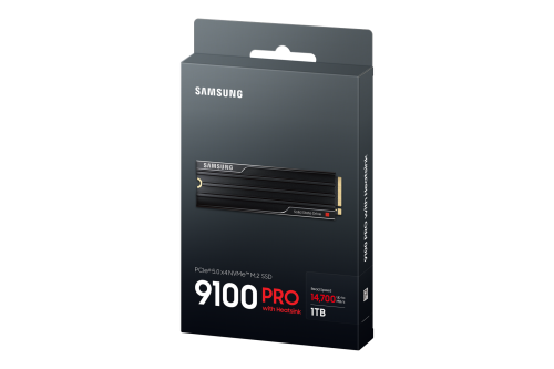 Samsung 9100 PRO Heatsink 1 TB M.2 NVMe PCIe 5.0 Samsung 9100 PRO Heatsink 1 TB M.2 NVMe PCIe 5.0