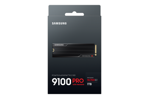 Samsung 9100 PRO Heatsink 1 TB M.2 NVMe PCIe 5.0 Samsung 9100 PRO Heatsink 1 TB M.2 NVMe PCIe 5.0