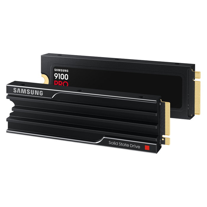 Samsung 9100 Pro Heatsink NVMe 1TB PCIe 5.0 SSD Interna M.2 2280, Lectura 14700 MB/s, Escritura 13300 MB/s Samsung 9100 Pro Heatsink NVMe 1TB PCIe 5.0 SSD Interna M.2 2280, Lectura 14700 MB/s, Escritura 13300 MB/s