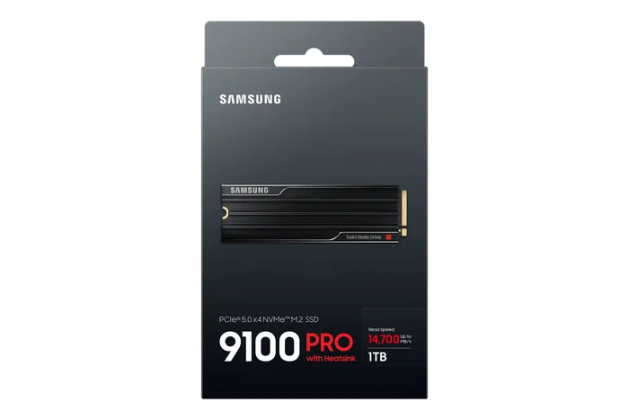 Samsung 9100 PRO Heatsink 1 TB M.2 NVMe PCIe 5.0 Samsung 9100 PRO Heatsink 1 TB M.2 NVMe PCIe 5.0