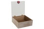 DKD Home Decor Caja MDF 20x20x8,5 Rojo