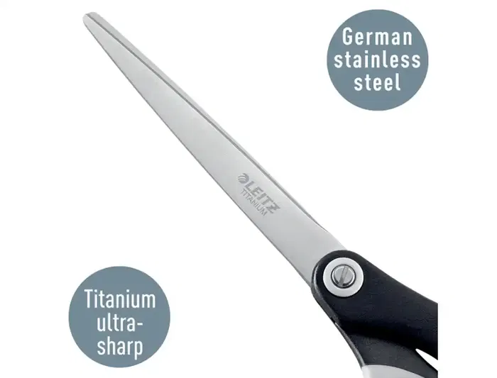 Tijeras Leitz Quality 180 mm Negro