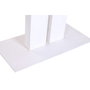 DKD Home Decor Mesa de Comedor de Acacia y Metal Natural/Blanco 200x100x76 cm