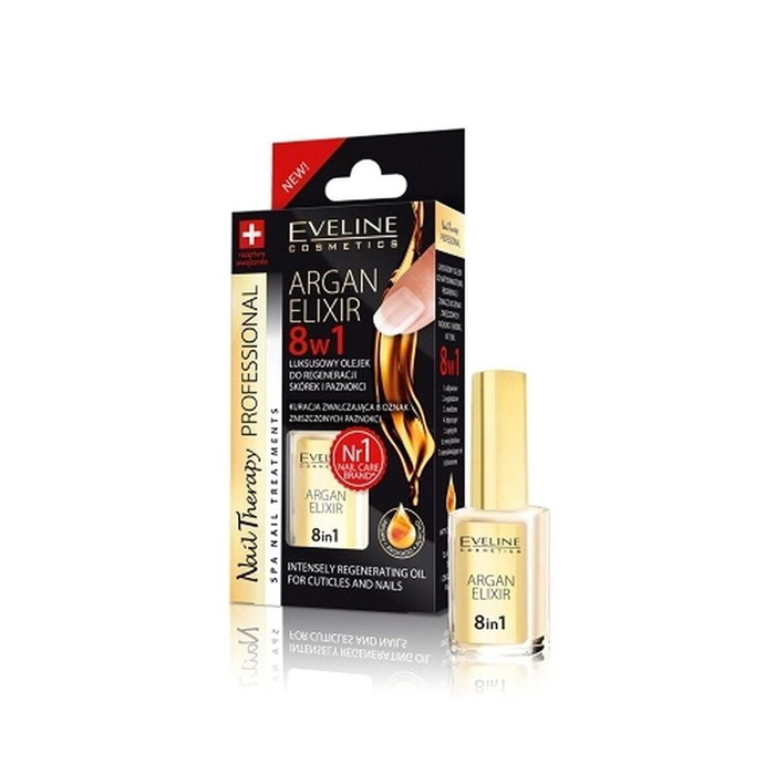Eveline Nail Therapy Acondicionador Argan Elixir 8en1 12ml Eveline Nail Therapy Acondicionador Argan Elixir 8en1 12ml