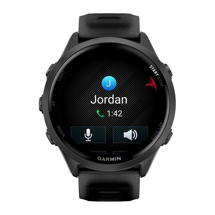 Garmin Forerunner 570 Reloj Inteligente Deportivo GPS AMOLED 1.4" Aluminio Negro Slate Grey 8GB Batería 10 Días Multideporte Natación Running Ciclismo Yoga