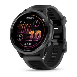 Garmin Forerunner 570 Reloj Inteligente Deportivo GPS AMOLED 1.4" Aluminio Negro Slate Grey 8GB Batería 10 Días Multideporte Natación Running Ciclismo Yoga