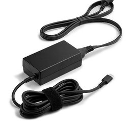 POLY Adaptador de Corriente USB-C 65W y Cable de Alimentación Kit - Negro - Referencia B92SVAA