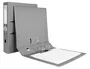 Liderpapel Archivador de Palanca Forrado PVC Gris 75mm Folio