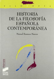 SINTESIS EDITORIAL, Historia de la filosofía española contemporánea - VV.AA.