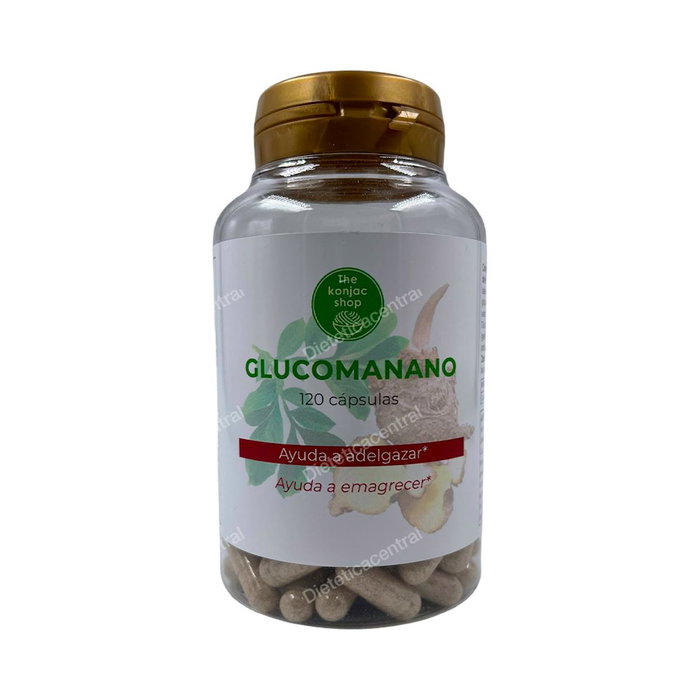 The Konjac Shop Glucomanano Suplemento Dietético 120 Cápsulas