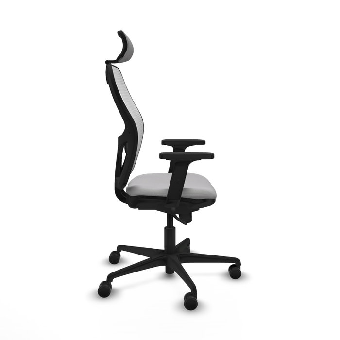 PIQUERAS Y CRESPO Silla de oficina Jorquera Gris claro y Blanco PIQUERAS Y CRESPO Silla de oficina Jorquera Gris claro y Blanco