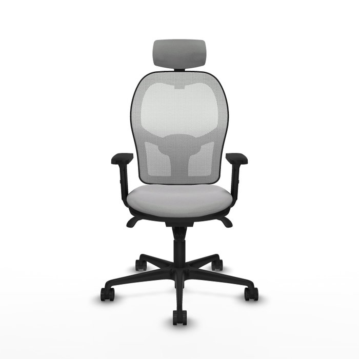 PIQUERAS Y CRESPO Silla de oficina Jorquera Gris claro y Blanco PIQUERAS Y CRESPO Silla de oficina Jorquera Gris claro y Blanco