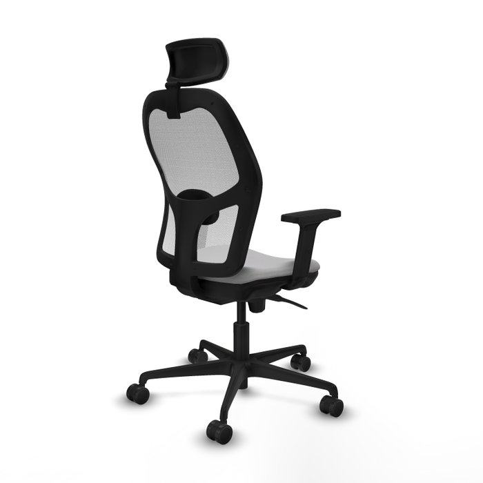 PIQUERAS Y CRESPO Silla de oficina Jorquera Gris claro y Blanco PIQUERAS Y CRESPO Silla de oficina Jorquera Gris claro y Blanco