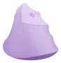 Natec Crake 2 Ratón Ergonómico Vertical Inalámbrico para Mano Derecha, Bluetooth 5.2 + RF 2.4GHz, 2400 DPI, 6 Botones, Compatible con Windows/macOS/Android/iOS, Color Lavanda