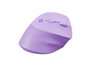 Natec Crake 2 Ratón Vertical Inalámbrico Bluetooth 5.2 + 2.4GHz Lavanda