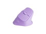 Natec Crake 2 Ratón Vertical Inalámbrico Bluetooth 5.2 + 2.4GHz Lavanda