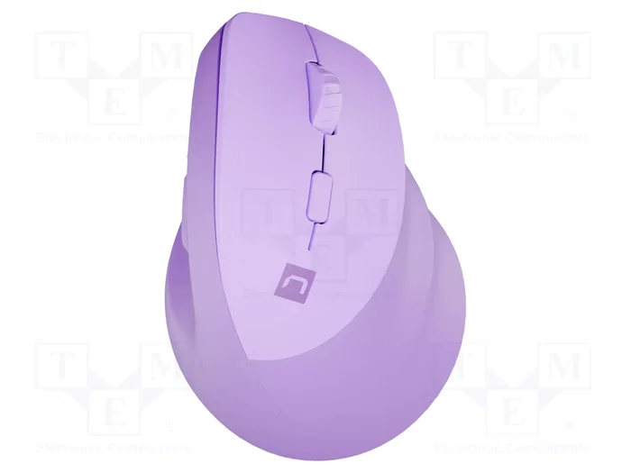 Natec Crake 2 Ratón Vertical Inalámbrico Lavanda