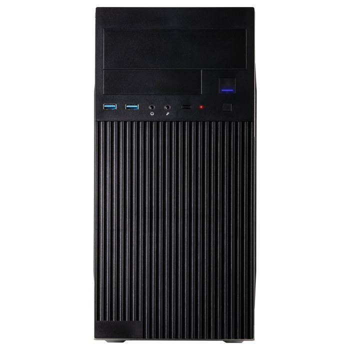 Inter-Tech IT-6521 Straight Micro Torre PC Negro Micro ATX Mini-ITX Hogar/Oficina