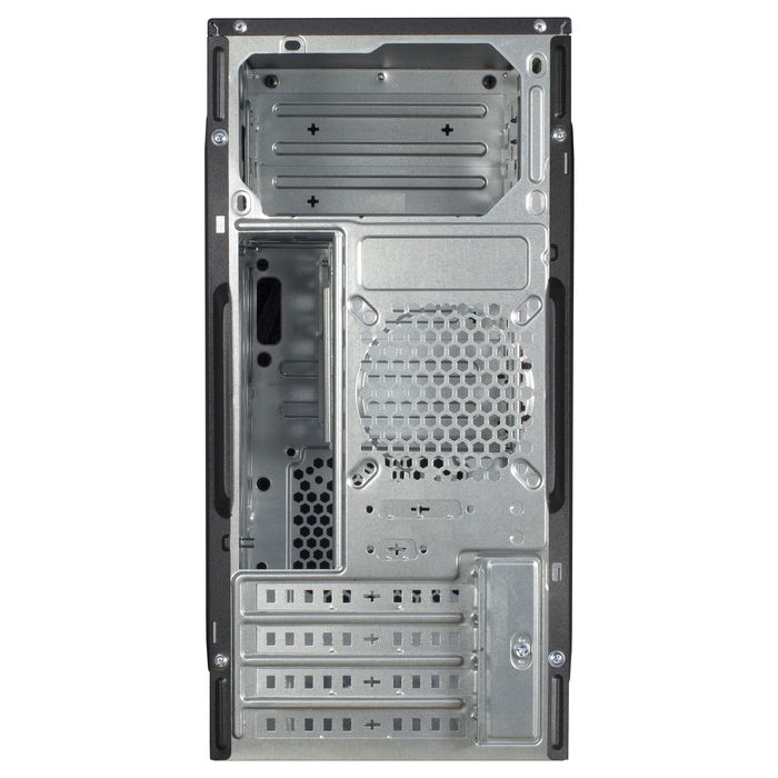 Inter-Tech IT-6521 Straight Micro Torre PC Negro Micro ATX Mini-ITX Hogar/Oficina