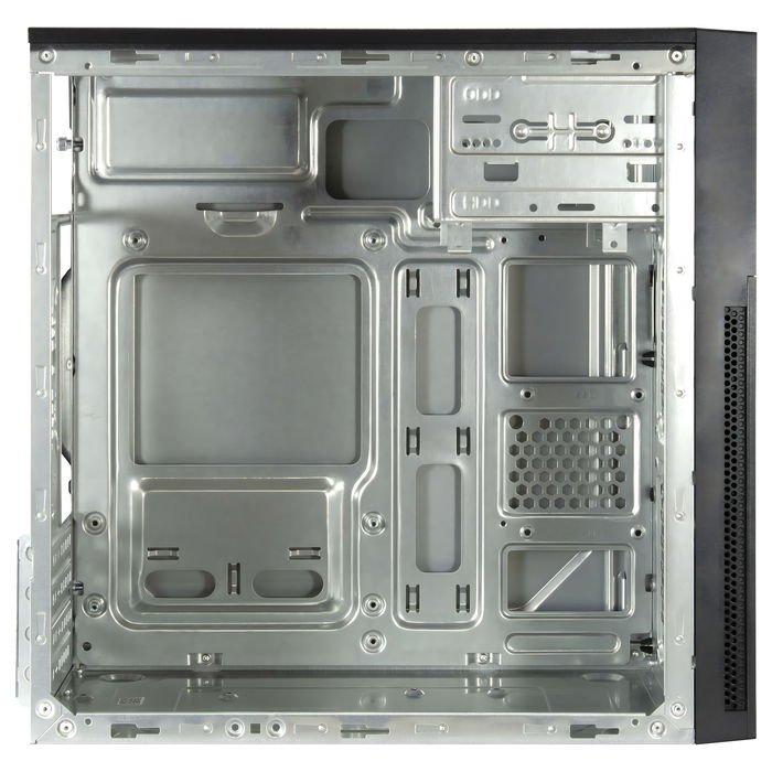 Inter-Tech IT-6521 Straight Micro Torre PC Negro Micro ATX Mini-ITX Hogar/Oficina