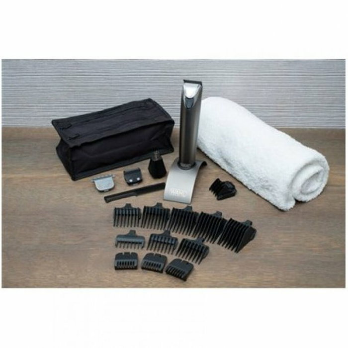 Wahl 9864-016 Cortabarbas Inalámbrico de Acero Inoxidable Advanced con Batería de Litio