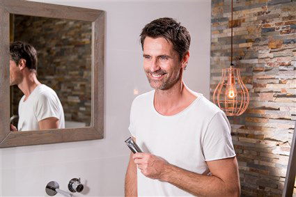 Wahl 9864-016 Afeitadora Corporal Advanced con y sin Cable, Acero Inoxidable, Batería de Litio, Carga Rápida