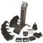 Wahl 9864-016 Afeitadora Corporal Advanced con y sin Cable, Acero Inoxidable, Batería de Litio, Carga Rápida