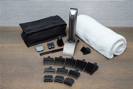 Wahl 9864-016 Afeitadora Corporal Advanced con y sin Cable, Acero Inoxidable, Batería de Litio, Carga Rápida