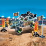 Playmobil Coche De Carreras Stunt Show 71044 Estación de Servicio con Grúa y Accesorios
