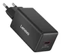 Lenovo 40AW65WBEU Cargador USB-C de 65 W Negro Universal con 1 Puerto USB-C de Corriente Alterna Interna de 2 Piezas