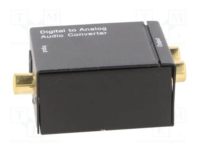 GEMBIRD Convertidor Digital-Analógico con RCA y Toslink