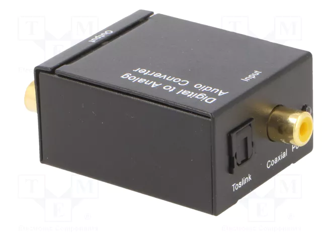 GEMBIRD Convertidor Digital-Analógico con RCA y Toslink