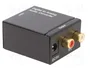 GEMBIRD Convertidor Digital-Analógico con RCA y Toslink