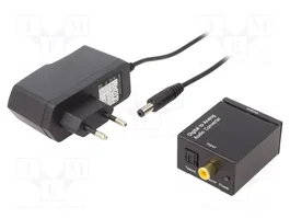 GEMBIRD Convertidor Digital-Analógico con RCA y Toslink