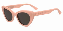 Moschino MOS147-S-L7Q con cristales grises y detalles naranja